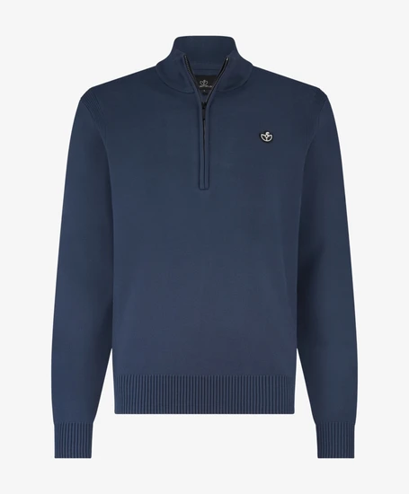 Bluefields Half Zip Trui Effen