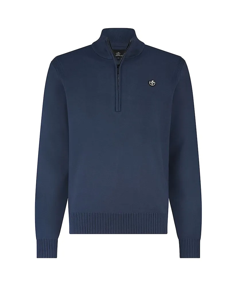 Bluefields Half Zip Trui Effen