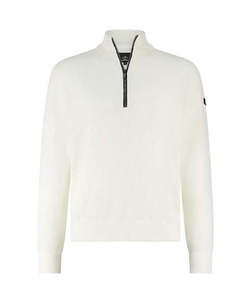 Bluefields Half Zip Trui Effen