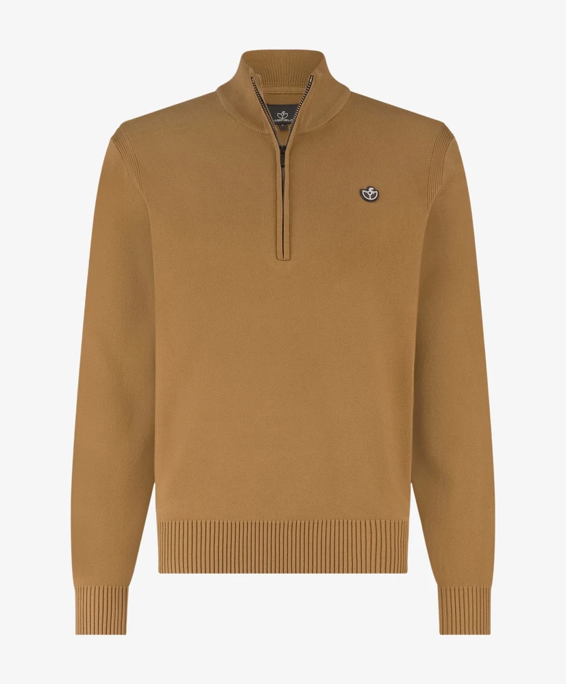 Bluefields Half Zip Trui Effen