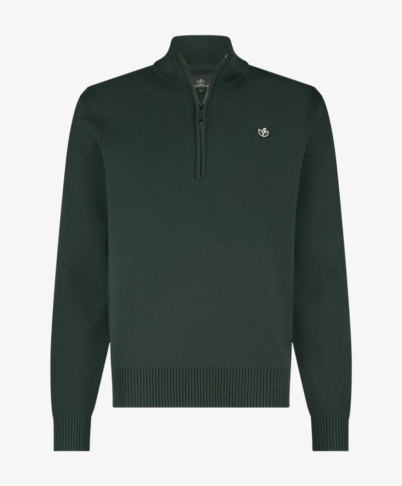 Bluefields Half Zip Trui Effen