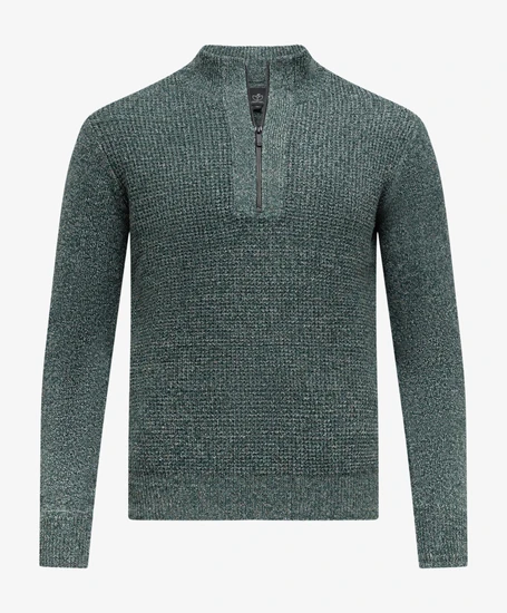 Bluefields Half Zip Trui Gemêleerd