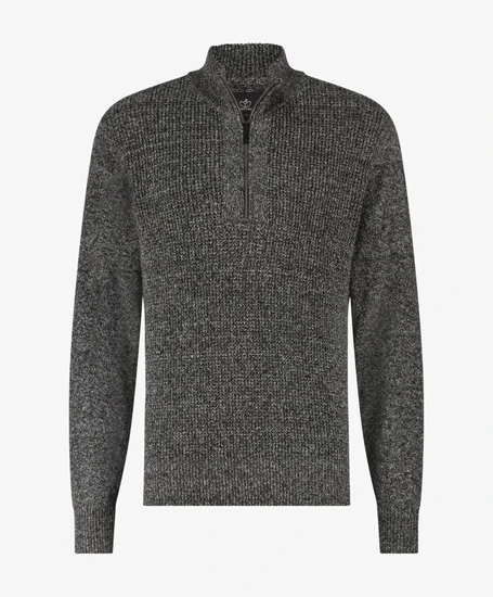Bluefields Half Zip Trui Gemêleerd