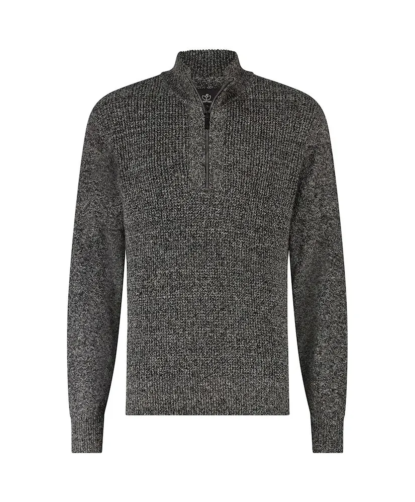 Bluefields Half Zip Trui Gemêleerd