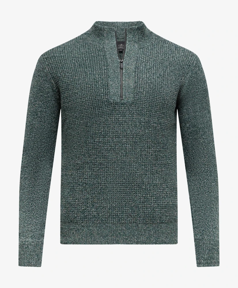 Bluefields Half Zip Trui Gemêleerd