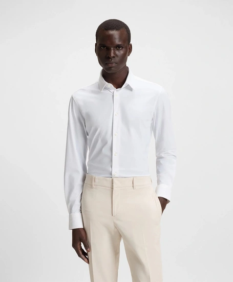 BOSS Overhemd P-HANK-s-kent-C1-222 Slim Fit