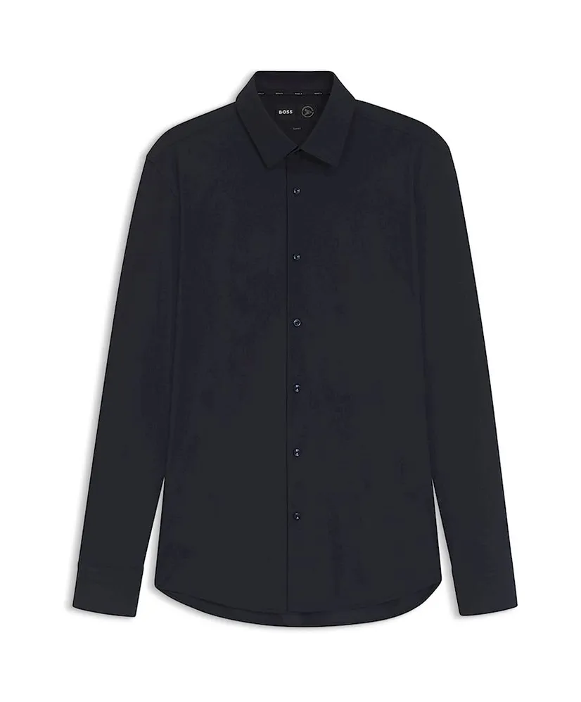 BOSS Overhemd P-HANK-s-kent-C1-222 Slim Fit