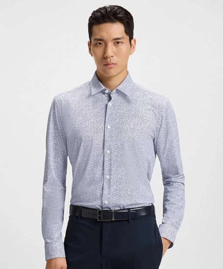 BOSS Overhemd P-ROAN-kent-C1-233 Slim Fit