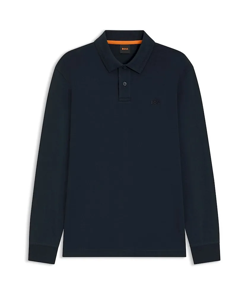 BOSS Polo Pe_interlock_long