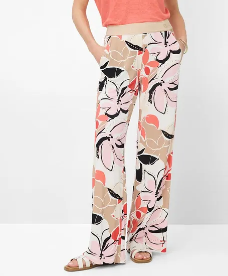 BRAX Broek Allover Print