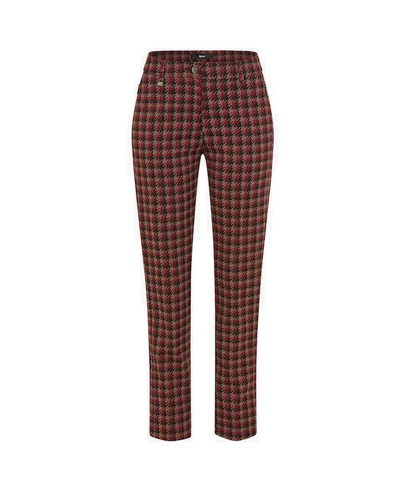BRAX Broek Style Maron S Geruit