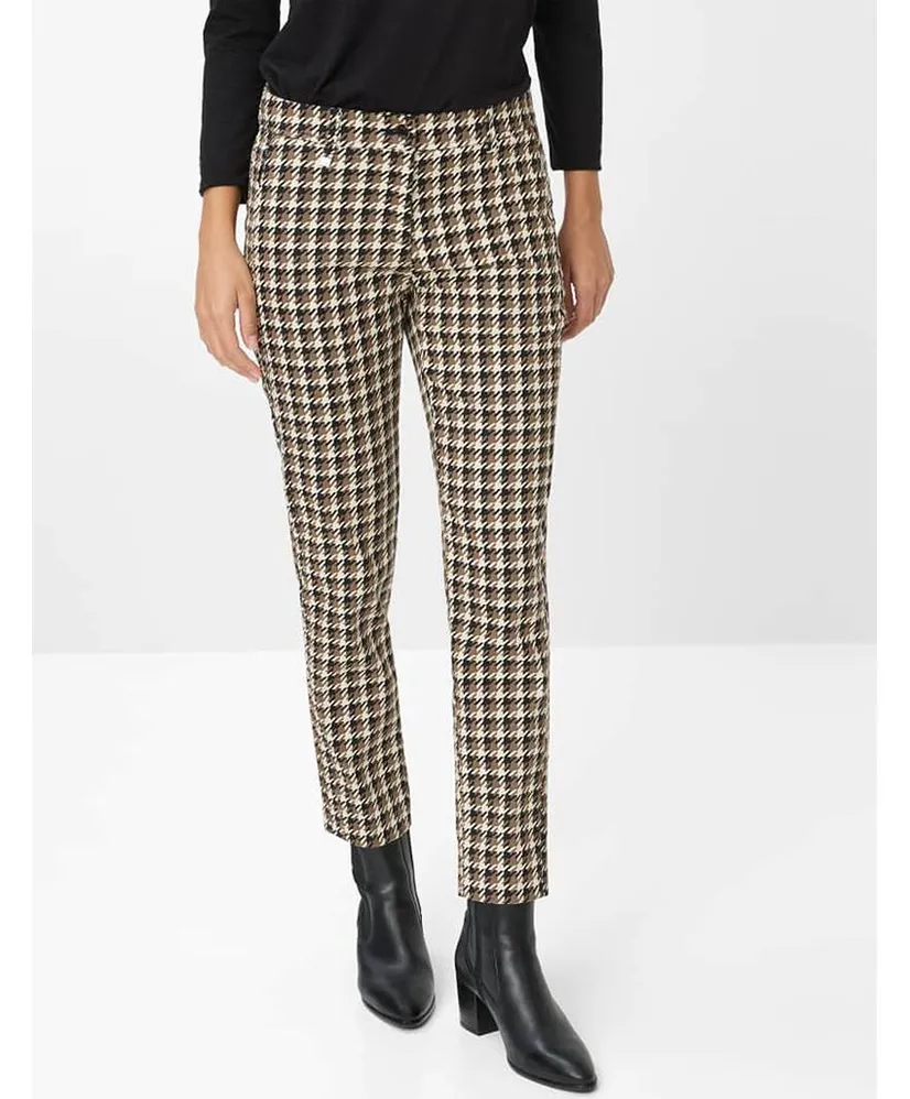 BRAX Broek Style Maron S Geruit