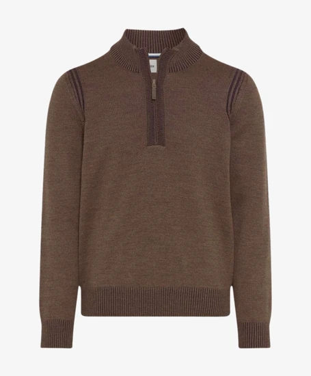 BRAX Half Zip Trui Steffen