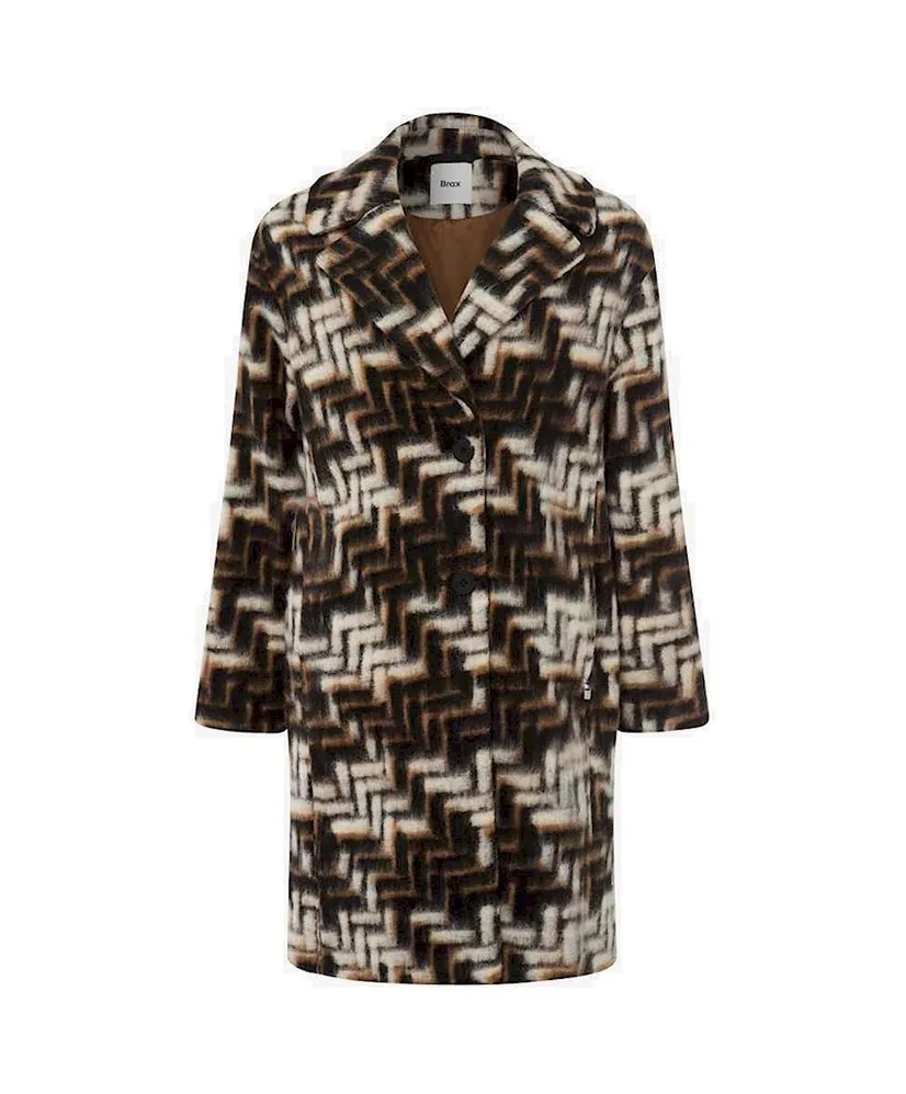 BRAX Mantel Davos Allover Print