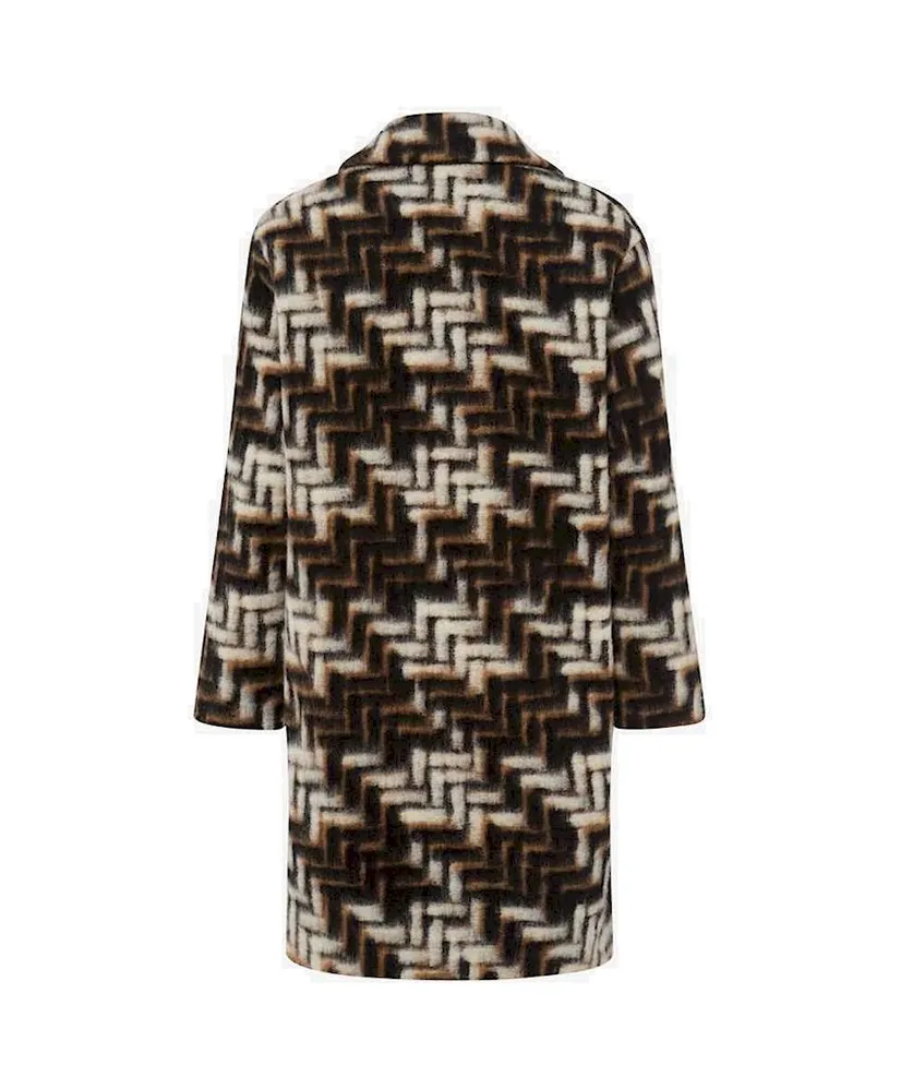 BRAX Mantel Davos Allover Print
