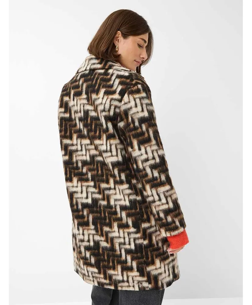 BRAX Mantel Davos Allover Print