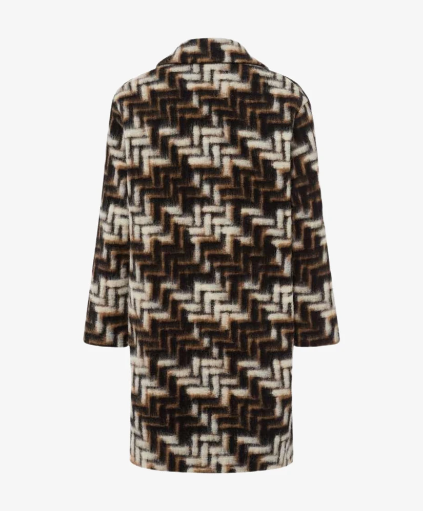 BRAX Mantel Davos Allover Print