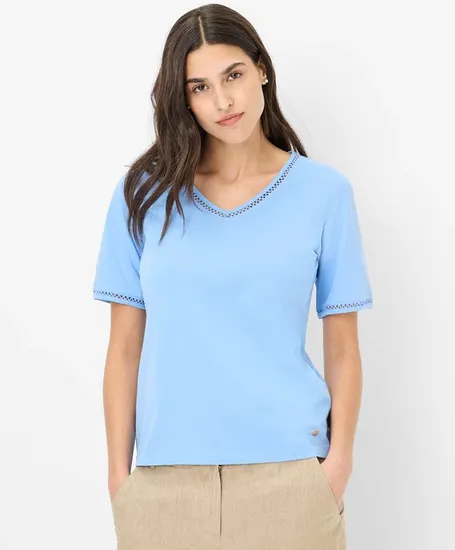 BRAX T-shirt Carina V-hals
