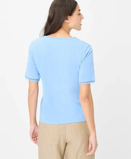 BRAX T-shirt Carina V-hals