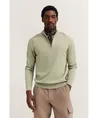 Bugatti Half Zip Trui Effen
