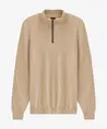Bugatti Half Zip Trui Effen