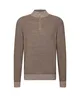 Bugatti Half Zip Trui Gemêleerd