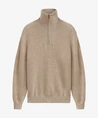 Bugatti Half Zip Trui Rib
