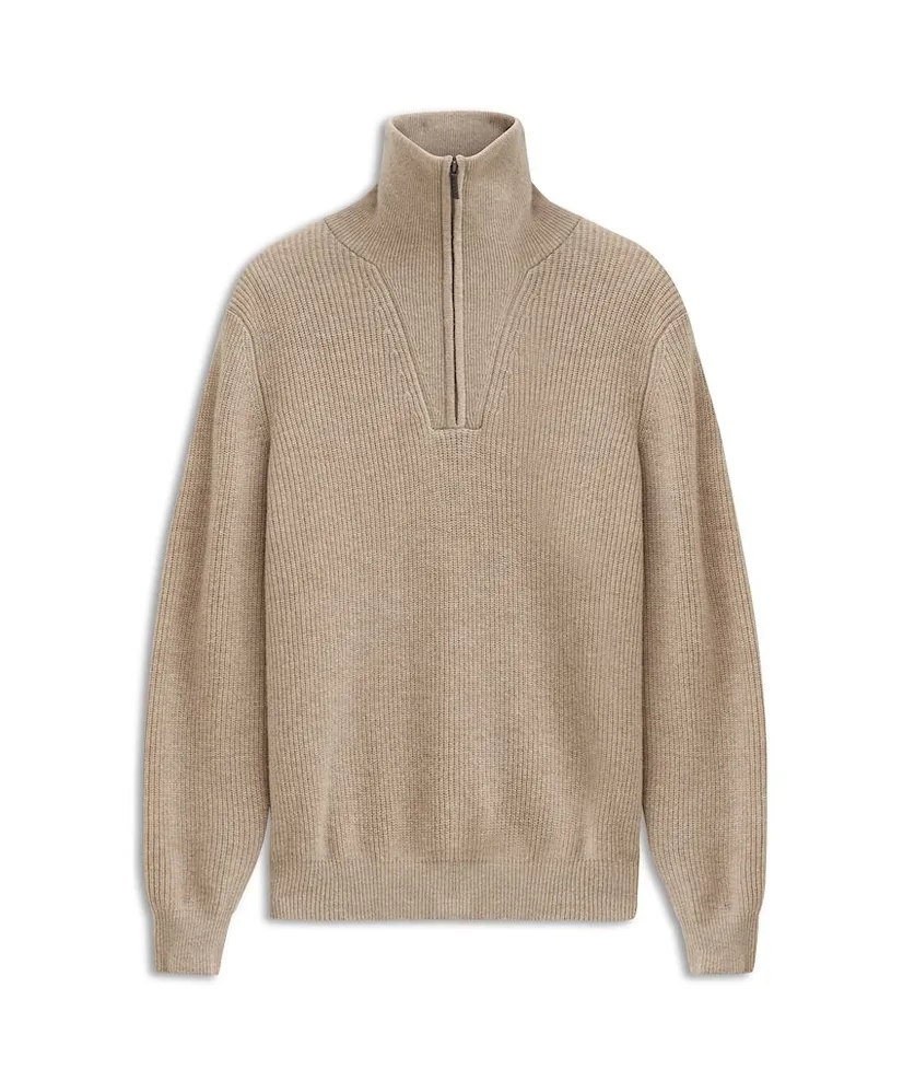 Bugatti Half Zip Trui Rib