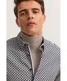 Bugatti Overhemd Allover Print Modern Fit