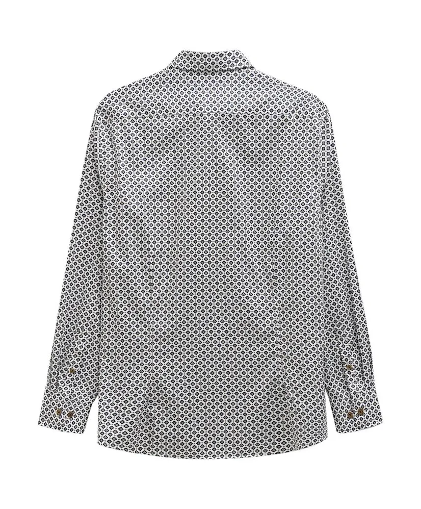 Bugatti Overhemd Allover Print Modern Fit