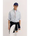 Bugatti Overhemd Allover Print