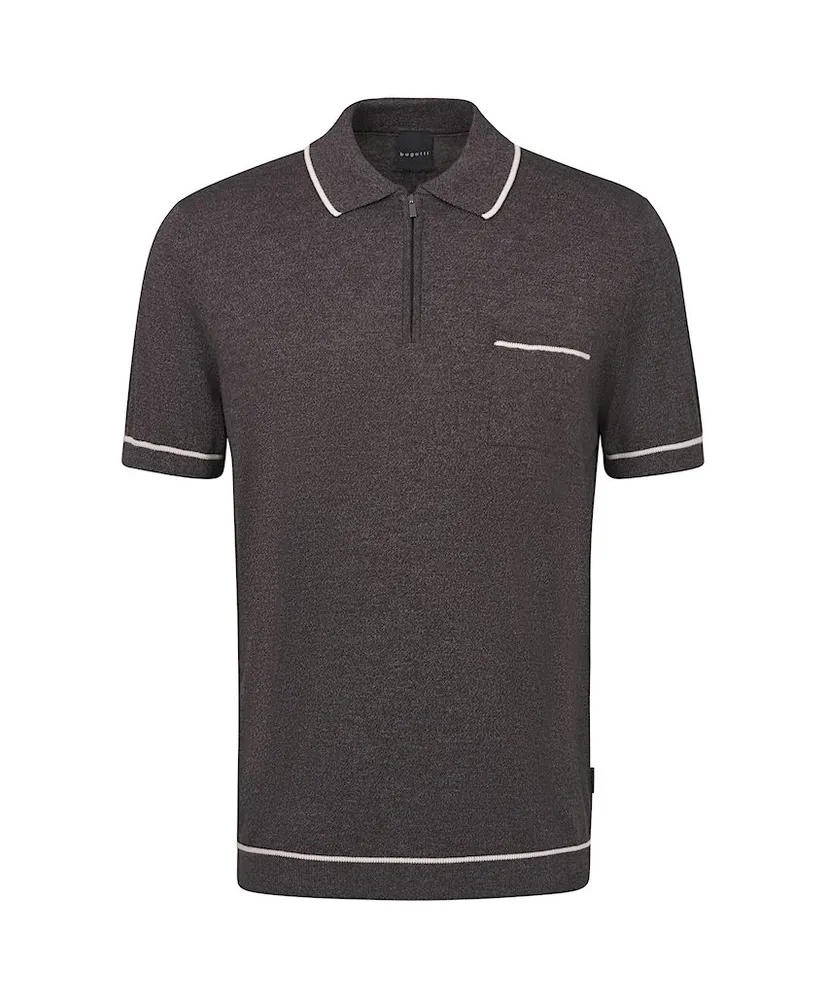 Bugatti Polo Zip Knit