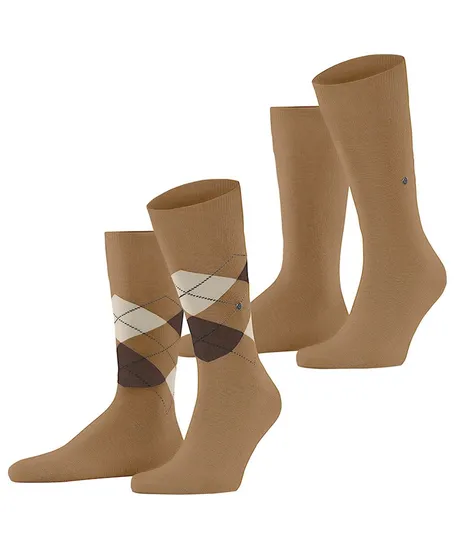 Burlington Sokken Everyday Argyle Mix 2-Pack