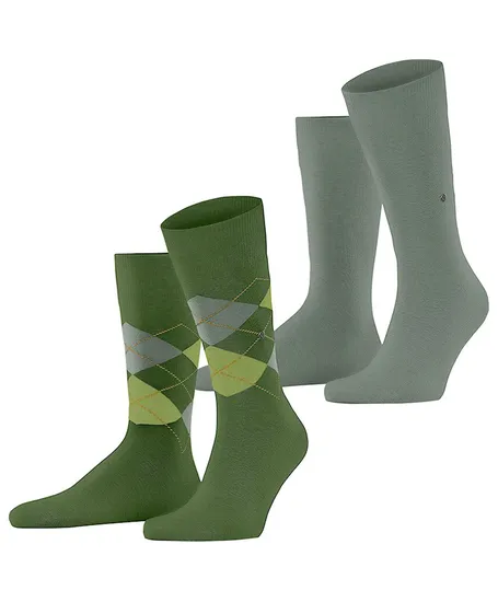 Burlington Sokken Everyday Argyle Mix 2-Pack