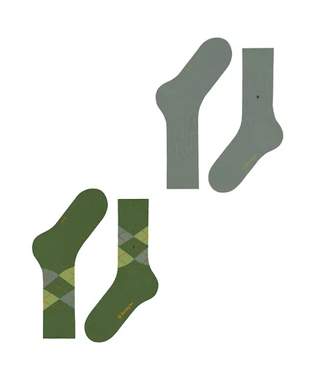 Burlington Sokken Everyday Argyle Mix 2-Pack