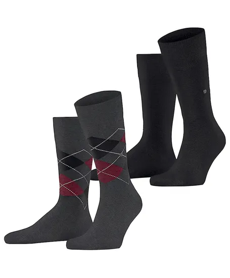 Burlington Sokken Everyday Argyle Mix 2-Pack