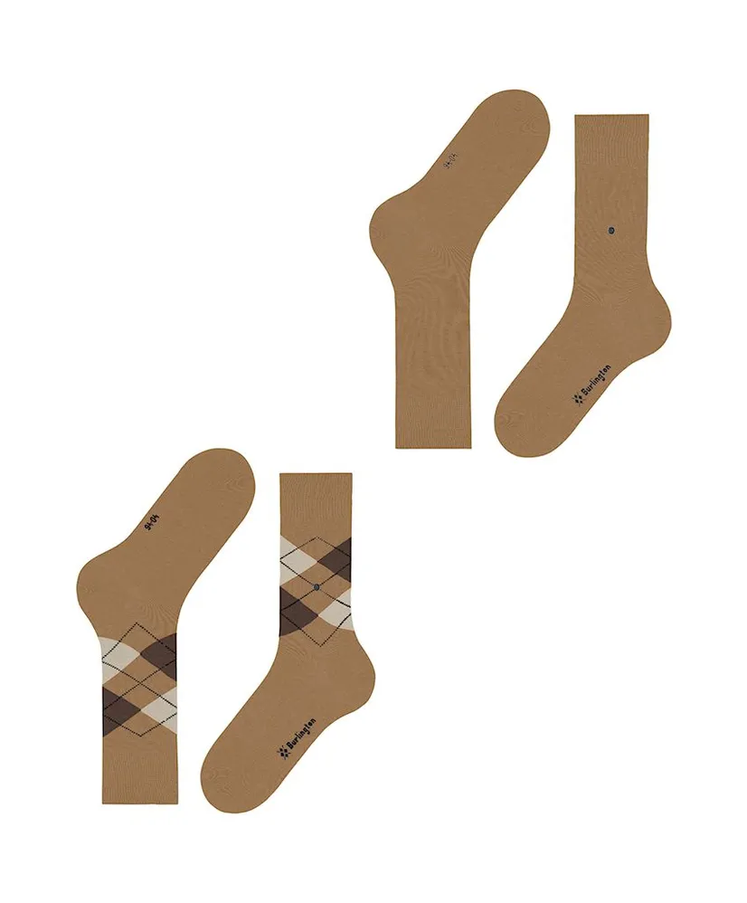 Burlington Sokken Everyday Argyle Mix 2-Pack