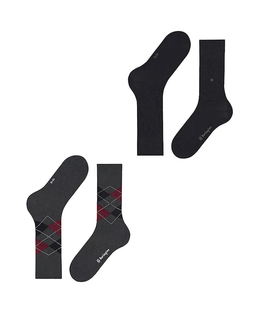 Burlington Sokken Everyday Argyle Mix 2-Pack