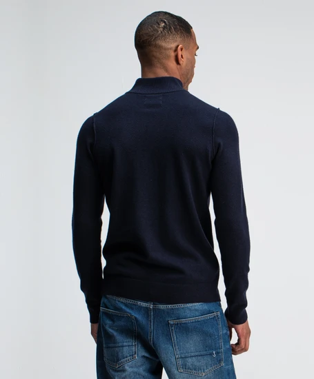 Butcher of Blue Half Zip Trui Clifden