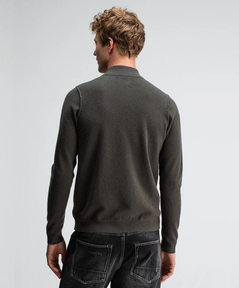 Butcher of Blue Half Zip Trui Clifden