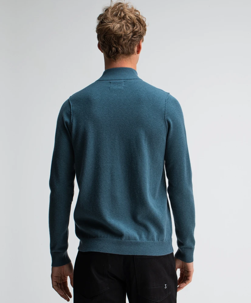 Butcher of Blue Half Zip Trui Clifden