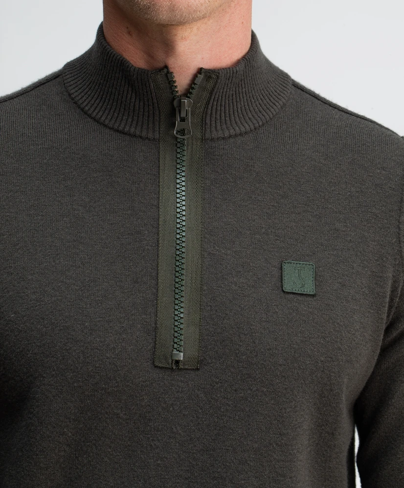 Butcher of Blue Half Zip Trui Clifden