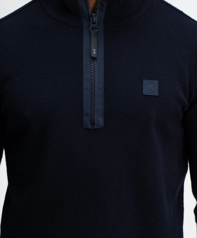 Butcher of Blue Half Zip Trui Clifden