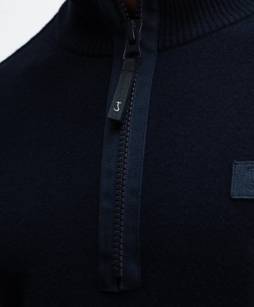Butcher of Blue Half Zip Trui Clifden