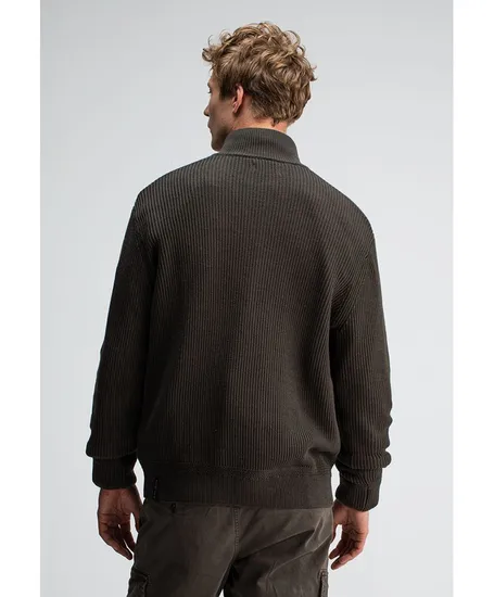 Butcher of Blue Half Zip Trui Galway