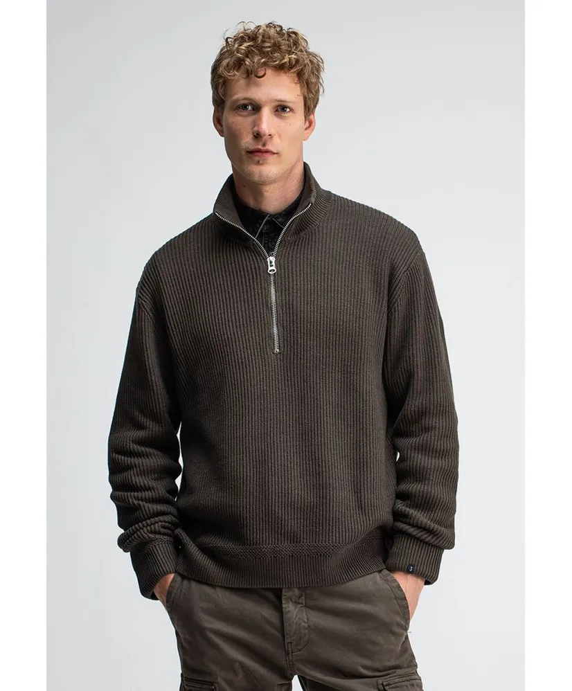 Butcher of Blue Half Zip Trui Galway