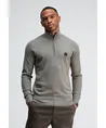 Butcher of Blue Half Zip Trui Structure