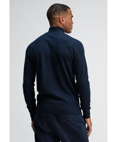 Butcher of Blue Half Zip Trui Structure