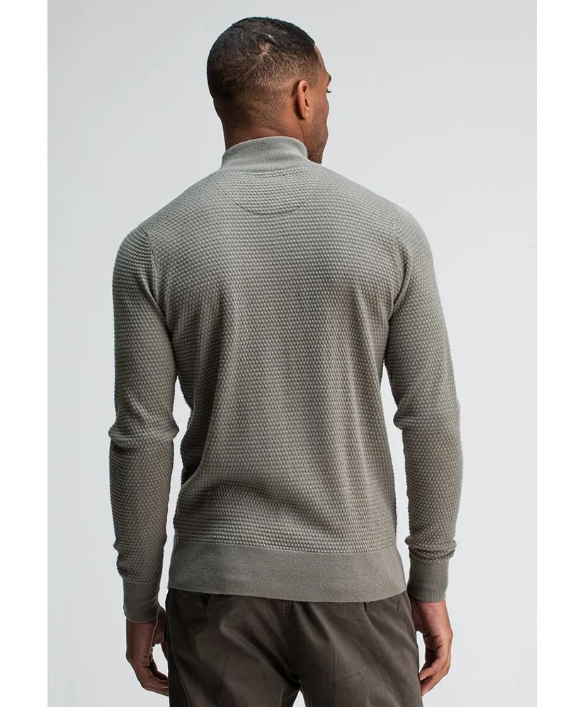 Butcher of Blue Half Zip Trui Structure