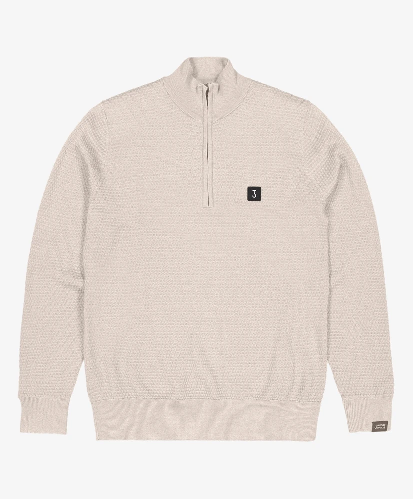 Butcher of Blue Half Zip Trui Structure